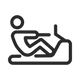Smooth rowing motion of Movaped water rowing machine