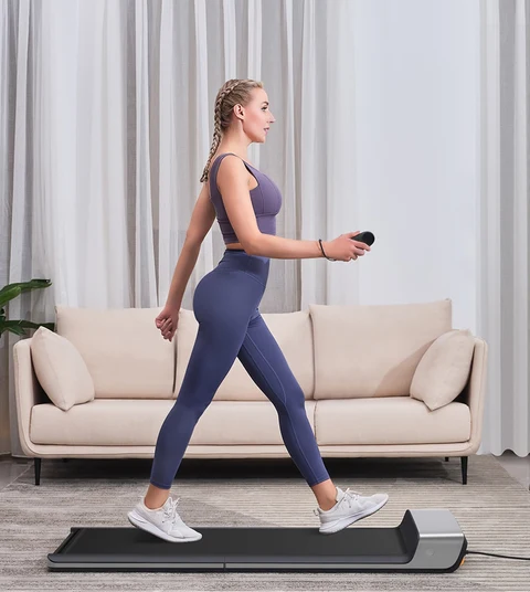 Movaped P1 treadmill used for gentle walking exercise at home