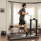 Movaped X25 foldable treadmill used for daily running exercise

