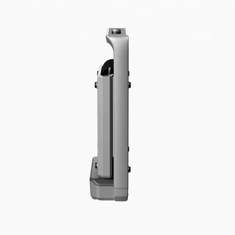 Safety locking mechanism on the Movaped X25 treadmill for secure folded storage